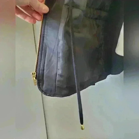 Jones New York sweater  jacket with cotton back and sleeves. Size medium. - Picture 8 of 10